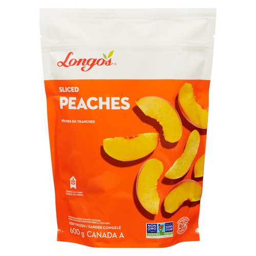 Longo's Frozen Sliced Peaches 600 g