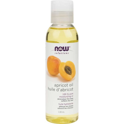 Now 100% Pure Apricot Oil for Dry Hair 118 ml