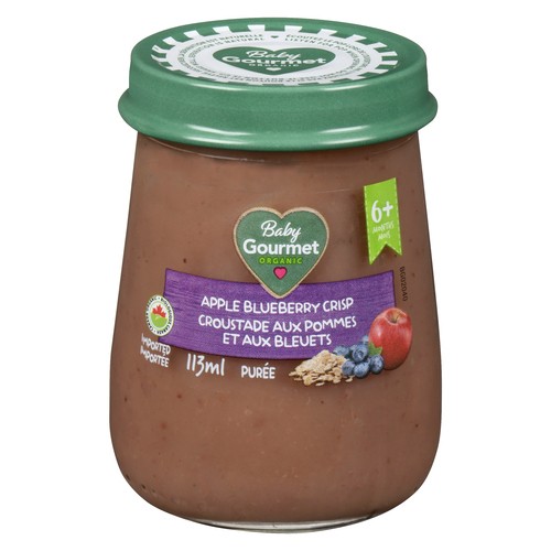 Baby Gourmet Baby Food Jar Apple Blueberry Crisp 113 ml