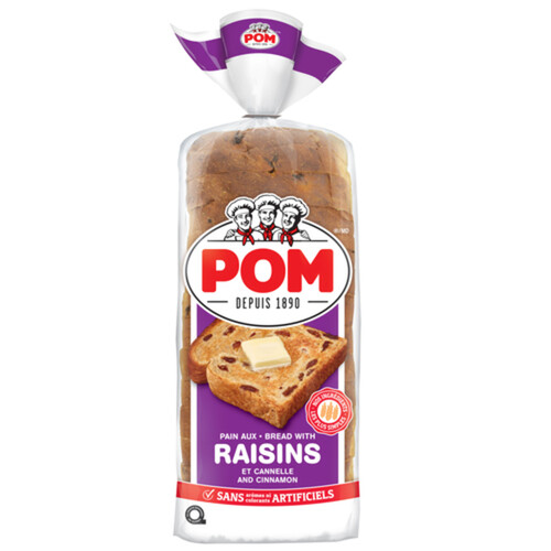 POM Bread With Raisin & Cinnamon 600 g