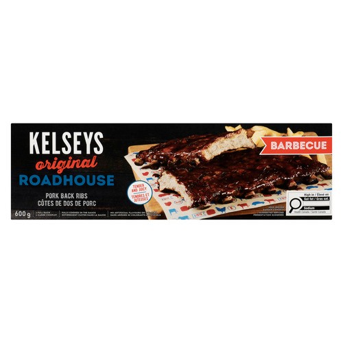 Kelseys Frozen Pork Back Ribs BBQ 600 g