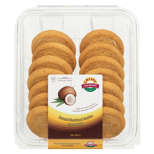 Crispy Shortbread Cookies Coconut 350 g