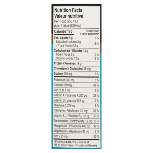 Natrel Plus Lactose-Free 2% Protein Milk Chocolate 2 L