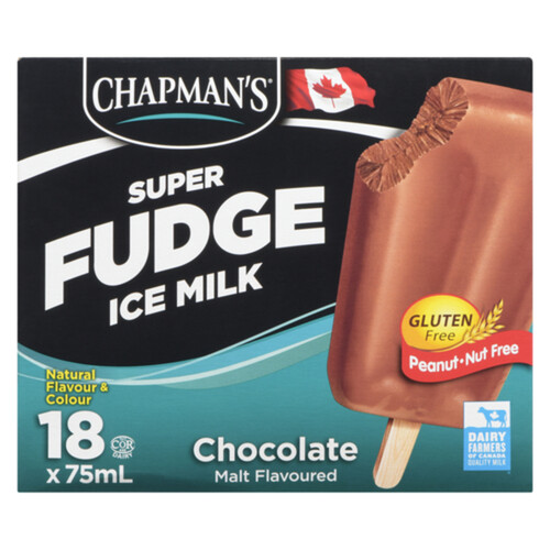 Chapman's Gluten-Free Ice Milk Bars Super Fudge 18 x 75 ml