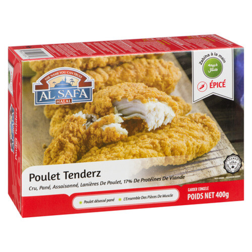 Al Safa Halal Frozen Chicken Tenderz 400 g