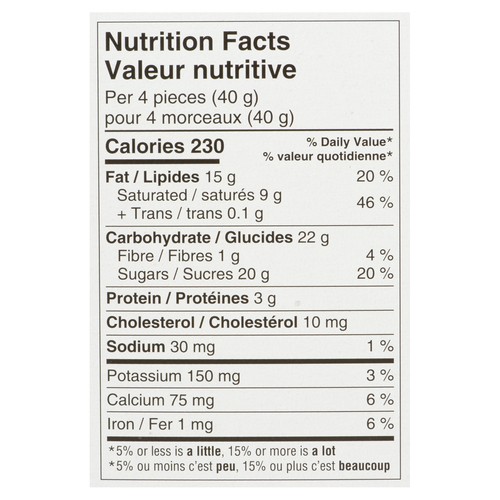 Laura Secord Nut Free Bar Milk Chocolate With French Mint 100 g