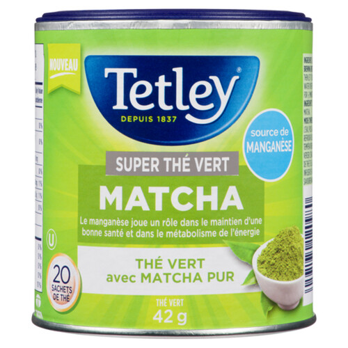 Tetley Super Green Tea Matcha 20 Tea Bags - Voilà Online Groceries & Offers