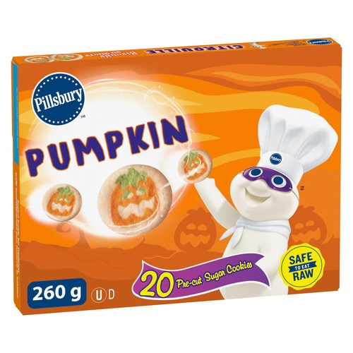 Pillsbury Pre Cut Sugar Cookies Pumpkin 260 g