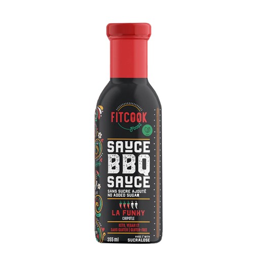 Fit Sauce BBQ Sauce The Funky Chipotle 355 ml