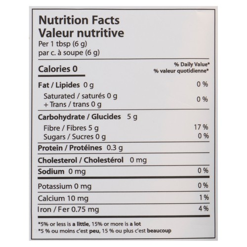 Organika Supplement Whole Psyllium Seed Husk 454 g