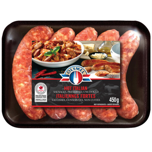 Olymel Frozen Sausages Hot Italian 450 g