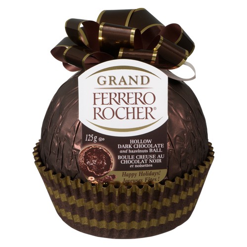 Ferrero Rocher Grand Dark Chocolate Hazelnuts Ball 125 g