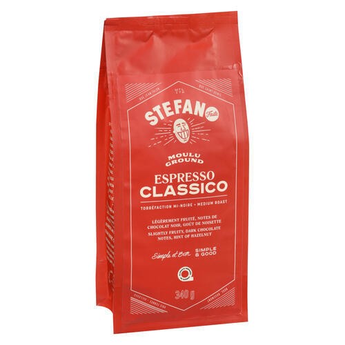 Stefano Faita Ground Coffee Espresso Classico Medium Roast 340 g