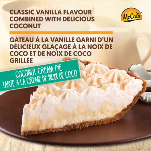 McCain Deep'n Delicious Frozen Pie Coconut Cream 400 g