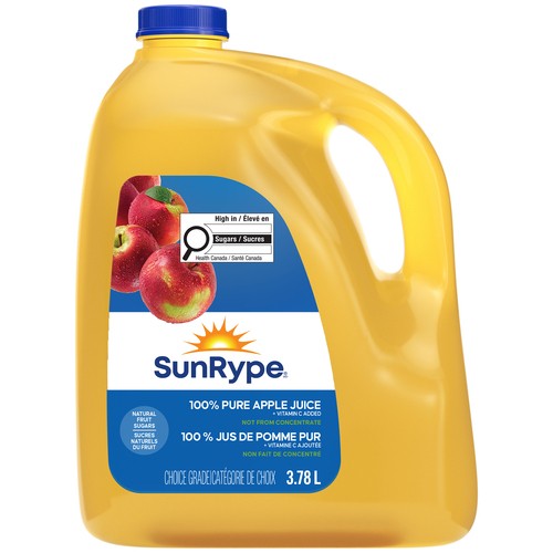 SunRype Juice Pure Apple 3.78 L