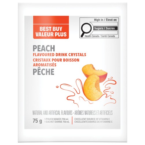 Best Buy Drink Crystals Peach 75 g