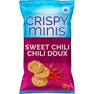 Quaker Crispy Minis Gluten-Free Rice Chips Sweet Chili 100 g