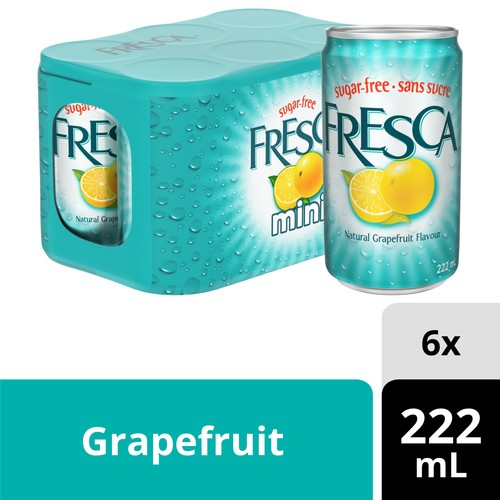 Fresca Sugar-Free Mini Soda 6 x 222 ml (can)