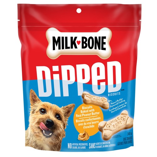 Milk-Bone Dog Treats Dipped Peanut Butter 340 g