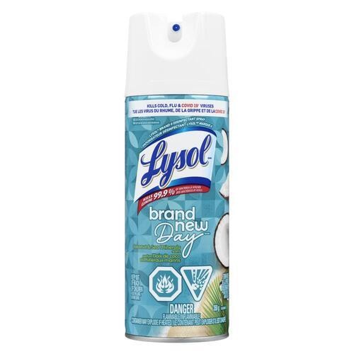 Lysol Disinfectant Spray Brand New Day Coconut & Sea Minerals 350 g