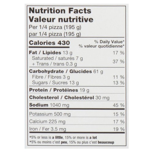 Red Baron Frozen Pizza Rising Crust Hawaiian 780 g