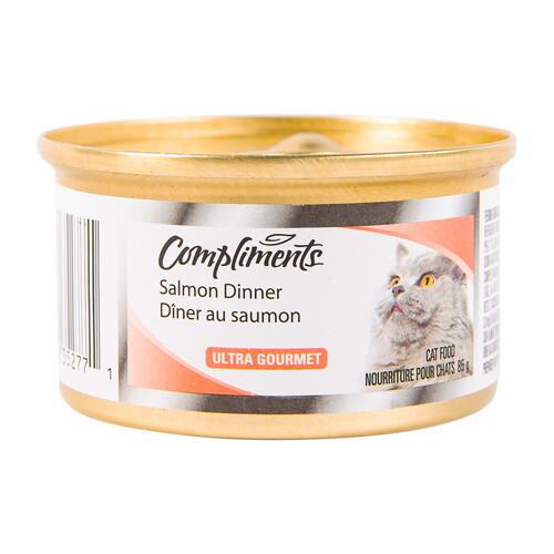 Compliments Wet Cat Food Pate Salmon 85 g