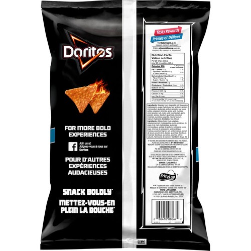 Doritos Tortilla Chips Sweet Chili Heat! Flavoured Value Size 400 g