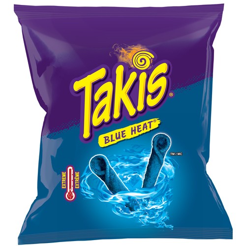 Takis Rolled Tortilla Chips Blue Heat Extreme 80 g