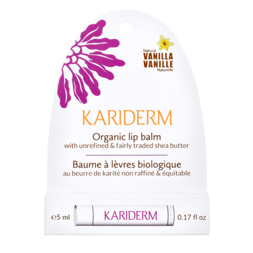 Kariderm Organic Lip Balm Shea Butter 5 ml