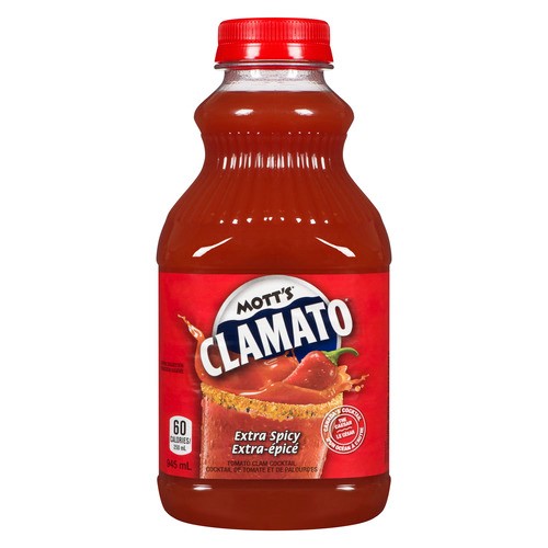 Mott's Clamato Cocktail Extra Spicy 945 ml (bottle)