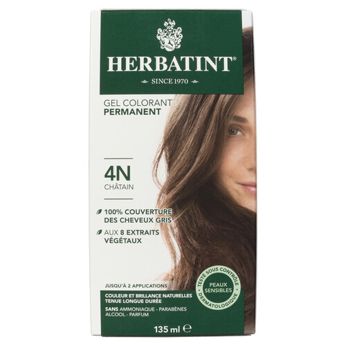 Herbatint Hair Colour Gel 4N Chestnut 135 ml