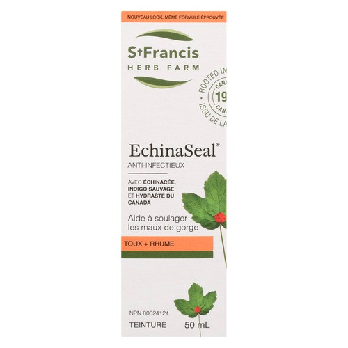 St. Francis Herb Farm Herbal Remedies Tincture Cold + Flu Echinaseal 50 ml
