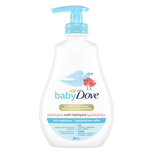 Baby Dove Tip To Toe Baby Wash Rich Moisture For Moisturized Skin 384 ml