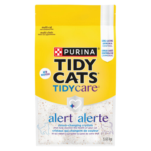 Tidy Cats Tidy Care Cat Litter Alert Colour-Changing Crystals 3.63 kg