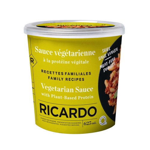 RICARDO Vegetarian Sauce With Plant-Based Protein 625 ml