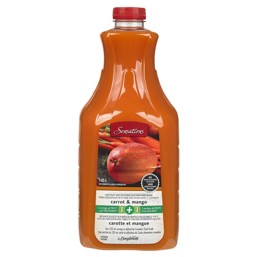 Sensations 100% Carrot & Mango Juice 1.65 L