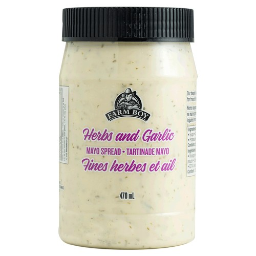 Farm Boy Mayo Spread Herbs & Garlic 470 ml
