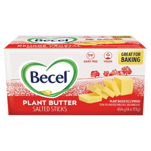 Becel Lactose-Free Plant Butter Sticks Salted 454 g