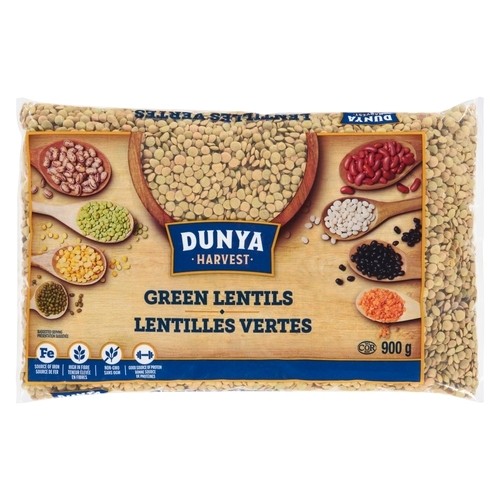 Dunya Harvest Lentils Green 900 g