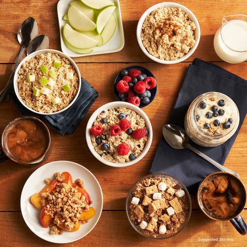 Quaker Instant Oatmeal High Protein Triple Berry 228 g Voilà Online