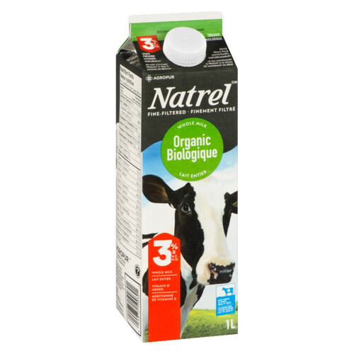 Natrel Organic 3.8% Milk Whole 1 L
