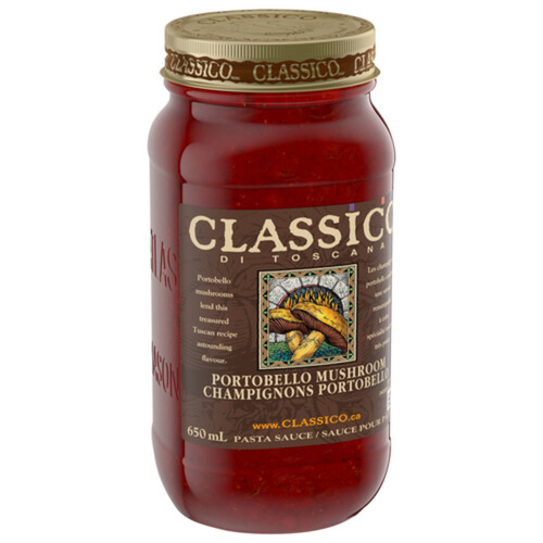 Classico Pasta Sauce Roasted Portobello Mushrooms 650 ml