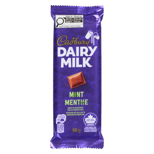 Cadbury Dairy Milk Mint Chocolate Bar 90 g