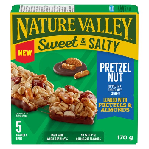 Nature Valley Sweet & Salty Granola Bars Pretzel Nut 170 g