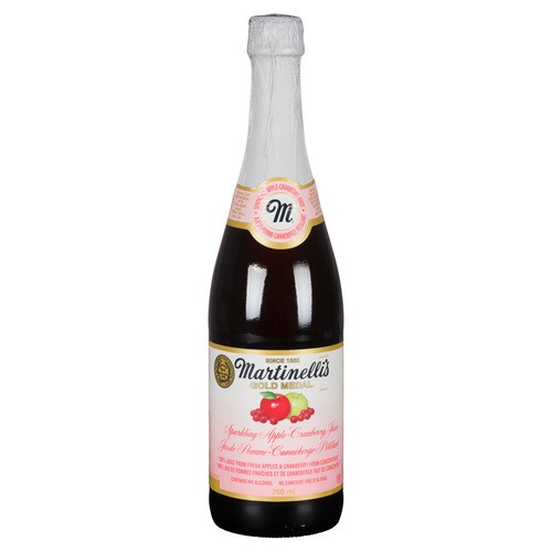 Martinelli's Sparkling Juice Apple Cranberry 750 ml (bottle)