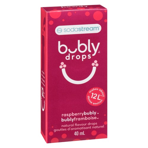 SodaStream Bubly Drops Natural Flavour Raspberry Bubly 40 ml