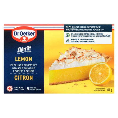 Dr. Oetker Shirriff Pie Filling & Dessert Mix Lemon 164 g