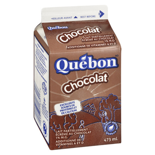 Quebon 1% Chocolate Milk 473 ml