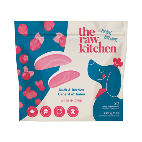 The Raw Kitchen Dog Food - Raw Duck and Berries 2.28 kg