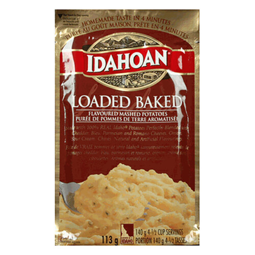 Idahoan Mashed Potatoes Loaded Baked 113 g